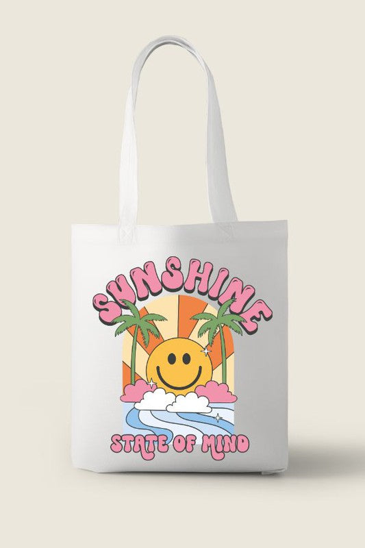 SUNSHINE STATE OF MIND POLYESTER TOTE BAG