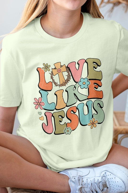 Love Like Jesus, Christian Graphic Tee